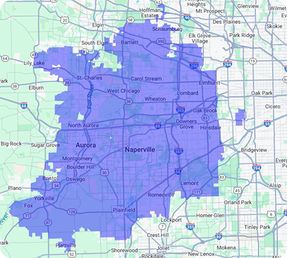 service area map