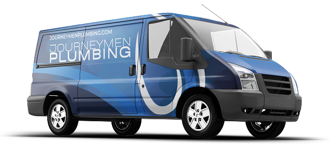 a van with the journeymen logo on the side